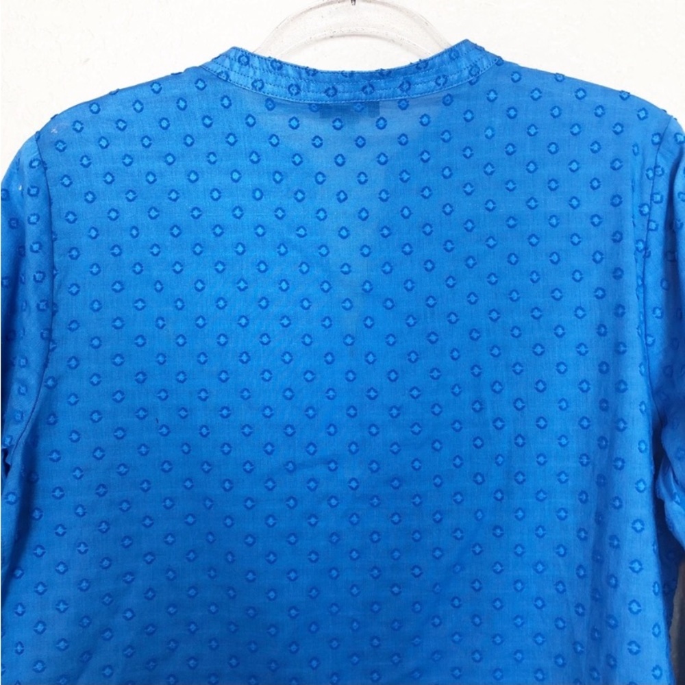 Talbots Clip Dot Ruffle Tunic S - Picture 8 of 12